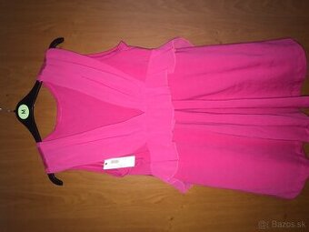 NOVÉ z visackami RELISH purple/fuchsia saty S made in italy