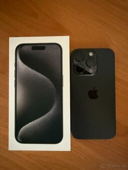 IPHONE 15 PRO, 256GB, TOP STAV