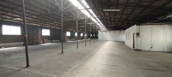 NA PRENÁJOM – SKLADOVÁ HALA 3000 m² V GALANTE, STRÁŽENÝ AREÁ