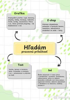 Hľadám pracovnú príležitosť