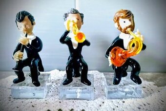 Muzikanti sklo , dekorácie