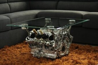 V8 blok na stolík vrátane Kluky Ojnic Piestov