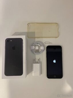Apple Iphone 7/128GB Black - komplet, pekný stav