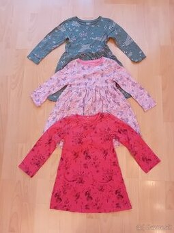 Dievčenské šaty s dlhým rukávom (104)