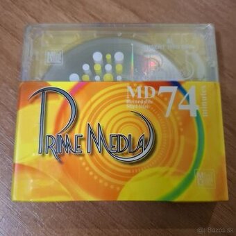 Prime Media - MD 74 min / Yellow / Minidisc / nové