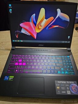 Herny notebook MSI s RTX 4070 A i7 procesorom 16gb ram a 1tb