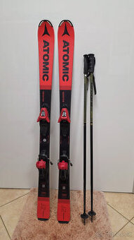 Detské lyže Atomic 130cm + palice 110cm