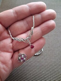 Zlatý set - náhrdelník a prsteň