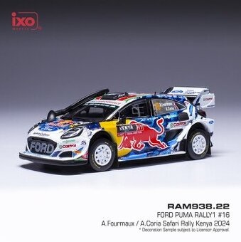 Modely Ford Puma Rally1 1:43 IXO