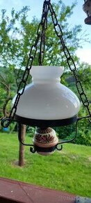 Stará porcelán lampa-luster - 1