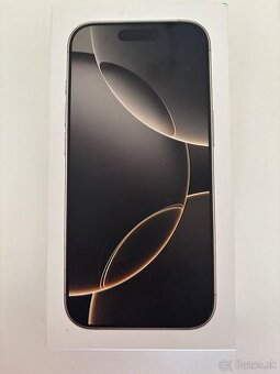 Predám čisto nový ZABALENÝ iPhone 16 pro 256GB