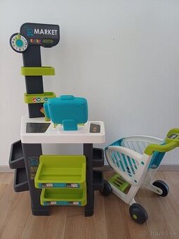 Obchod Smoby - s nakupnym vozikom, 89cm vyska - 1