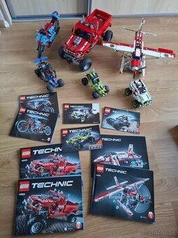 LEGO TECHNIC sety - Predám jednotlivo + návody + extra diely