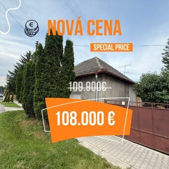 Na predaj priestranný Rodinný dom v Tešedíkove