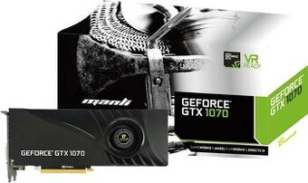 Manli Nvidia GeForce GTX 1070 8GB - prepastovaná/vyčistená