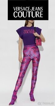 Versace Jeans Couture Patterned leggings, veľ. S - M