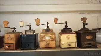 Predám starožitný mlynček na kávu