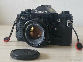 Canon A-1 FD 50mm f1.8 + Sigma YS 100mm f2.8 macro