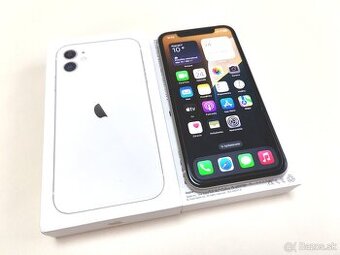 APPLE IPHONE 11 64GB WHITE ,ZDRAVIE BATERKY 100%