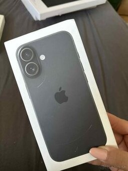 Iphone 16 128gb black novy nerozbaleny