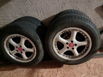 Al disky 5x100 x R16 s pneu 215x60R16 zo Subaru Forester 2x