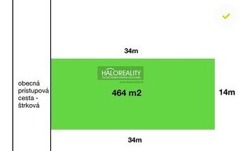 HALO reality - Predaj, pozemok pre rodinný dom   464 m2 Fint