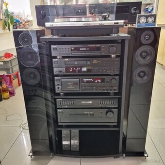 SONY Zostava ES + Garrard + Pro-Ject + Skrinka...