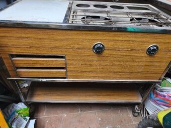 Predám flambovaci vozík na plyn retro