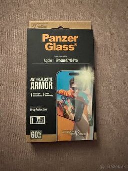 PanzerGlass ochranné sklo - nové - iPhone 17/16 Pro