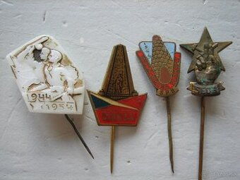 SNP partizáni staré odznaky partizánske.