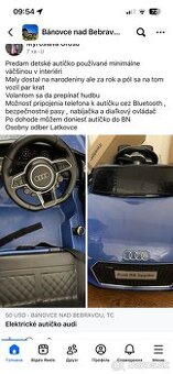 Elektrické autíčko