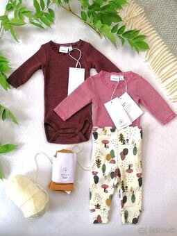 NAME IT - Merino kompletná súprava pre novorodenca