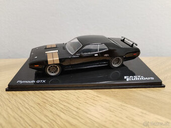 Predám model Plymouth GTX 1:43 Fast & Furious