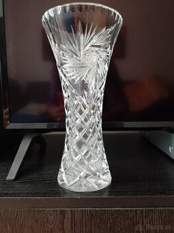 Krištáľová váza Crystal Bohemia výška 25 cm