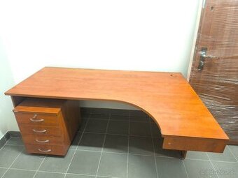 kancelársky stôl + kontajner zn.HOBIS