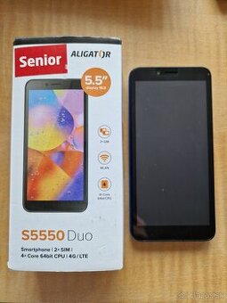 Senior mobil Aligátor S5550 Duo