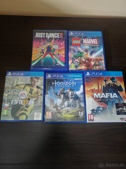 Predám hry na playstation 4