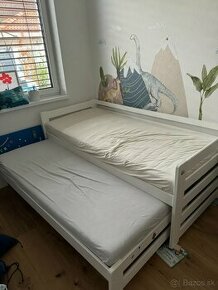 Detska postel s vysuvnym lozkom