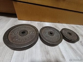 Set(sada) liatinových kotúčov FRANKA SPORT- 4x10,2x15,2x20kg