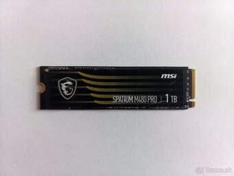 MSI SPATIUM M480 PRO 1TB, M.2 2280, NVMe