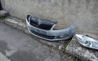 Škoda octavia II rok 2007 kapota naraznik svetlá