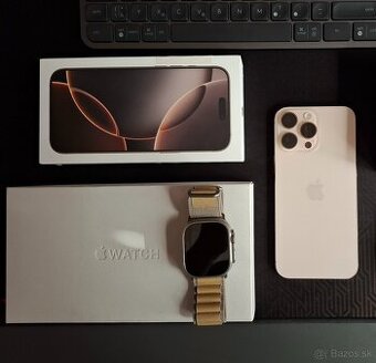 Apple iPhone 16 Pro Max + Watch Ultra 2 2024