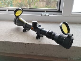 GAMO W1PN 3-9x40 puškohľad + výklopné krytky a montáž