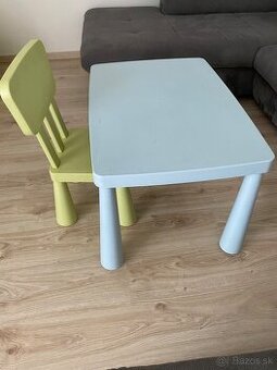 Stolik a stolička ikea mammut