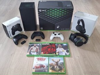 XBOX SERIES X + príslušenstvo TOP STAV, 500€ za komplet