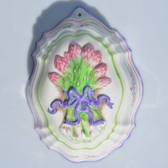 Veľká porcelánová forma - Špargľa