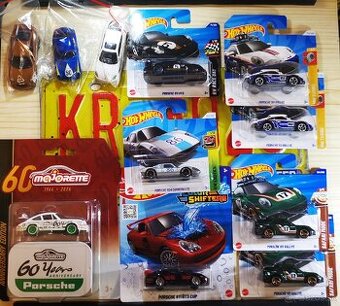 Mix Porsche - Hot Wheels , Matchbox , Majorette