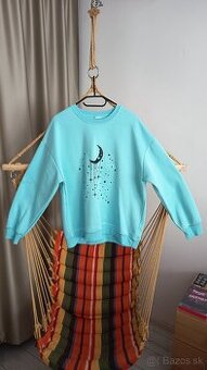 Dámska modrá mikina XL -XXL