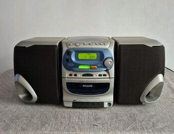 PHILIPS AZ prenosné rádio veža 230v Sieť aj Baterky - 1