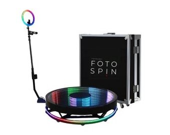 Sklenený Infinite Fotospin 360° Foto Video Párty Fotokútik
